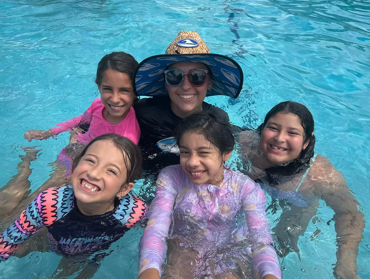 Group swimming classes